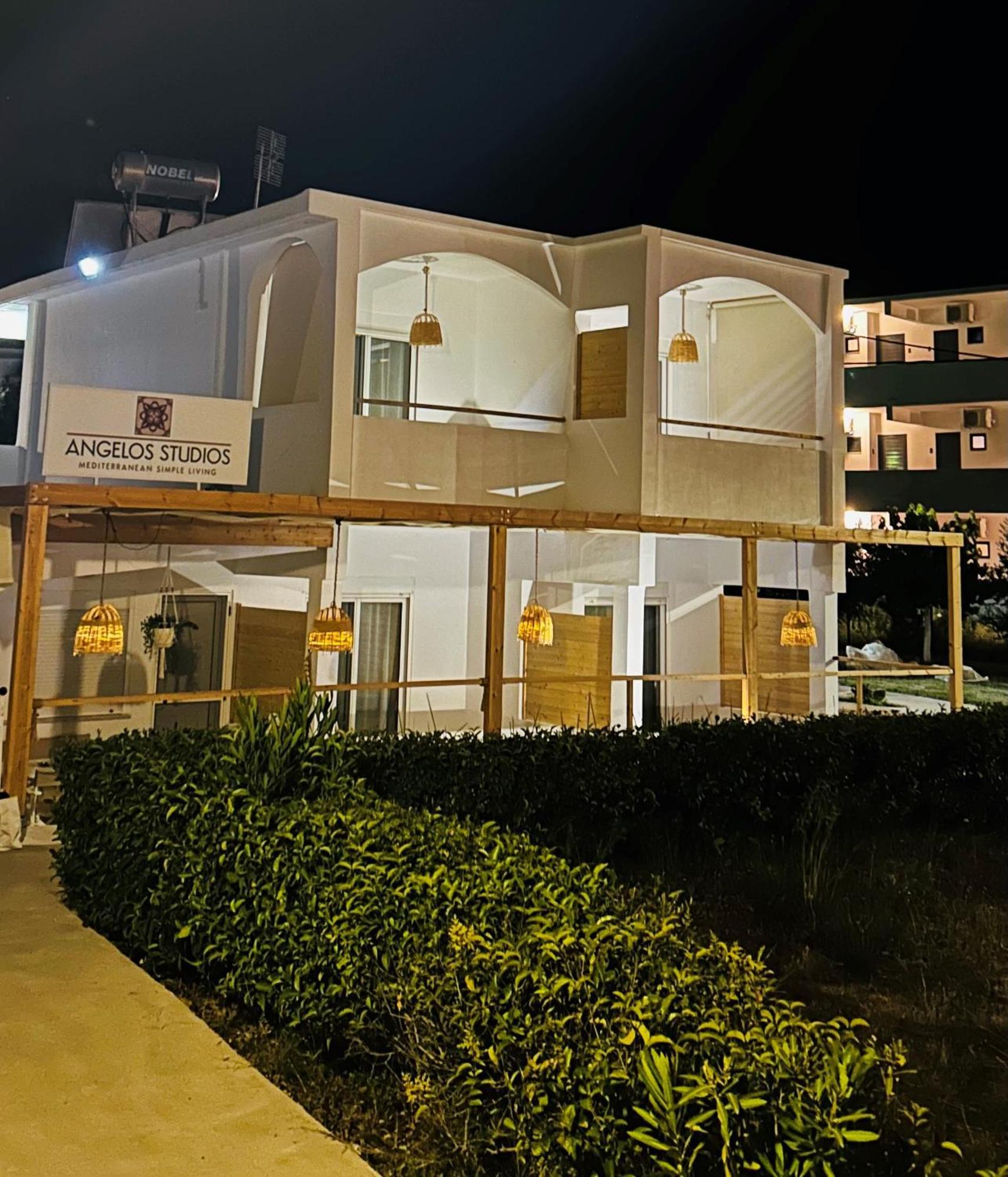 Angelos Studios 1-2 In Faliraki Rhodes-Ground Floor Extérieur photo